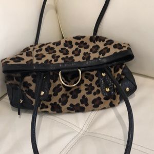 Leopard 🐆 handbag Genuine leopard hair